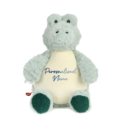 Personalised Baby Giraffe Embroidered Name Gradient Teddy