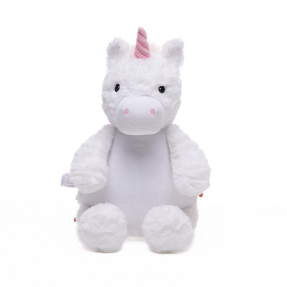 Personalised Baby Unicorn Embroidered Name Gradient Teddy