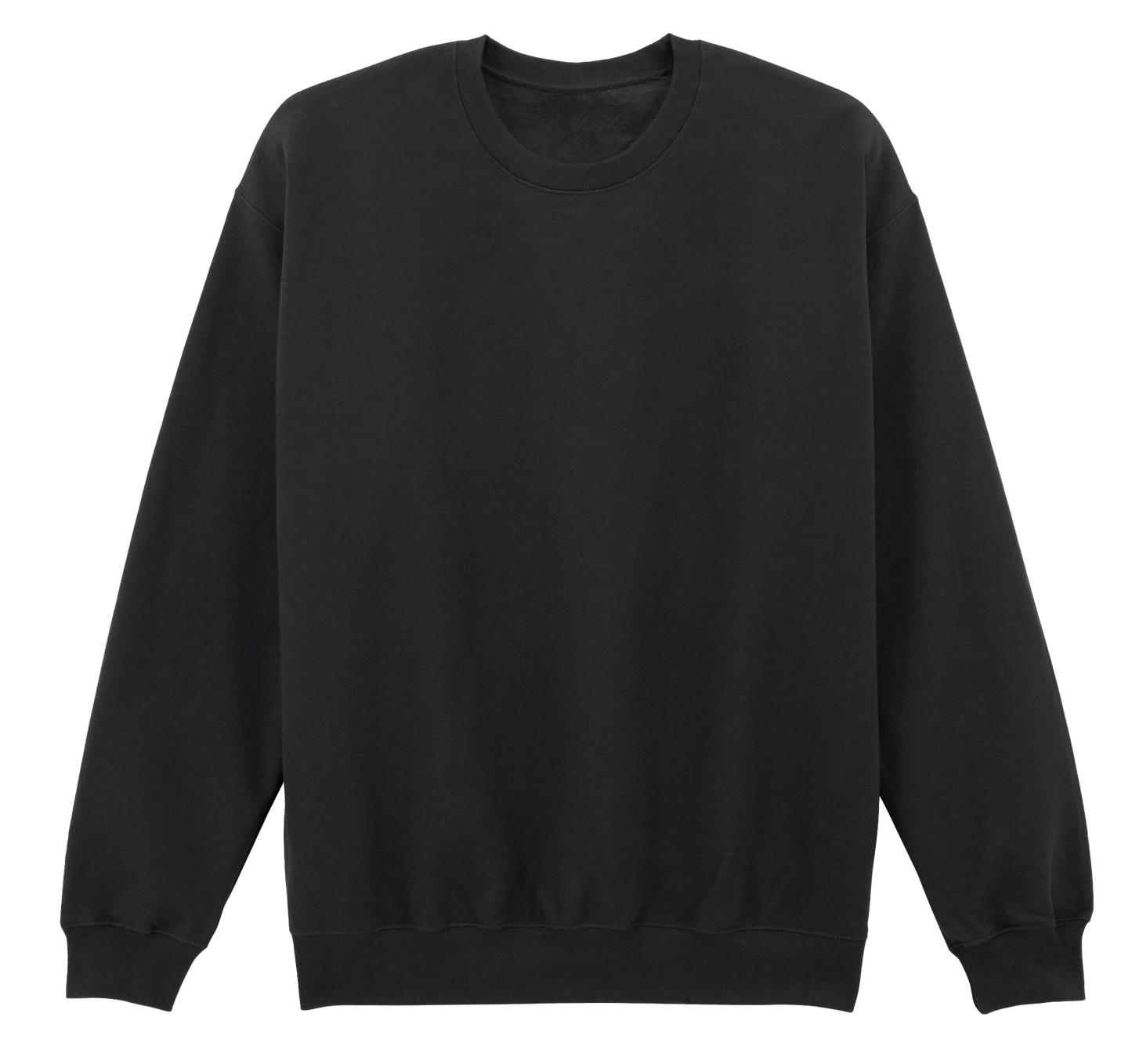 Little Ray of Pitch Black Embroidered Sweatshirt
