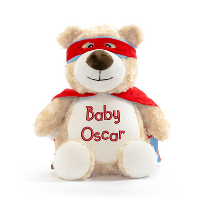 Personalised Baby Giraffe Embroidered Baby Name Teddy