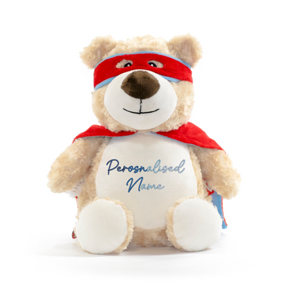 Personalised Baby Giraffe Embroidered Name Gradient Teddy