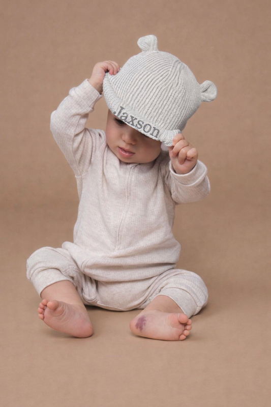 Organic Baby Bear Beanie