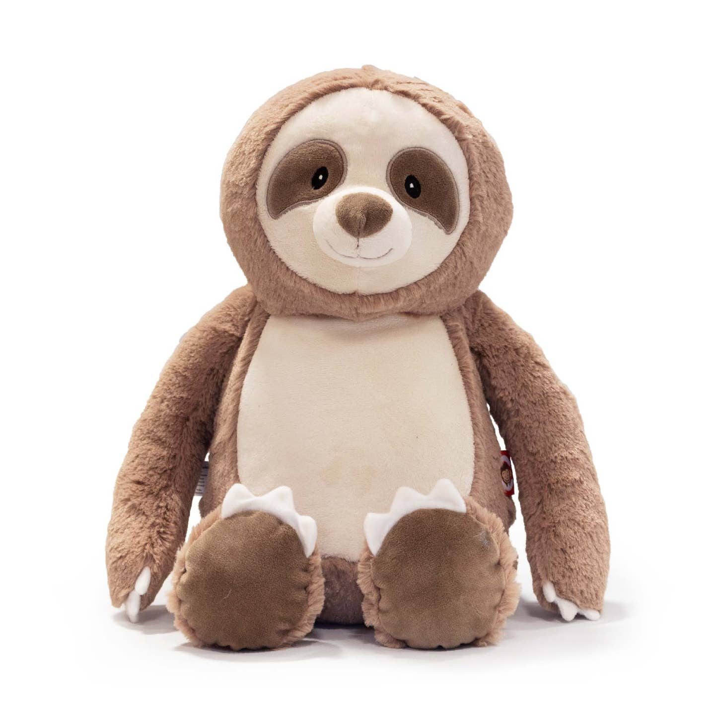 Personalised Sloth Embroidered Name & Birth Info Teddy