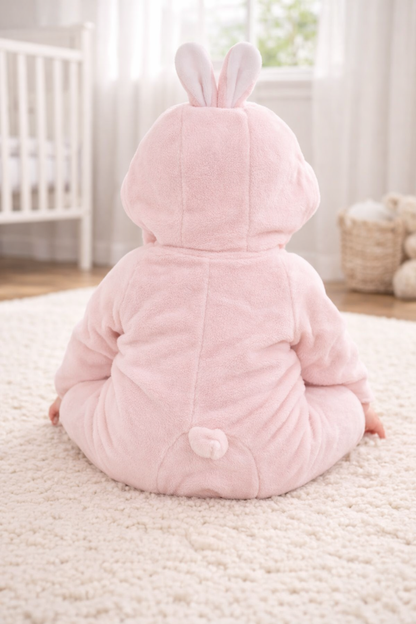 Pink Bunny Romper Outfit